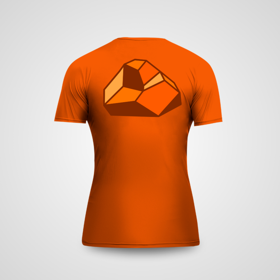 OUTLET - Camiseta Dry Confort Pedra Rachada Masculino Laranja 2024