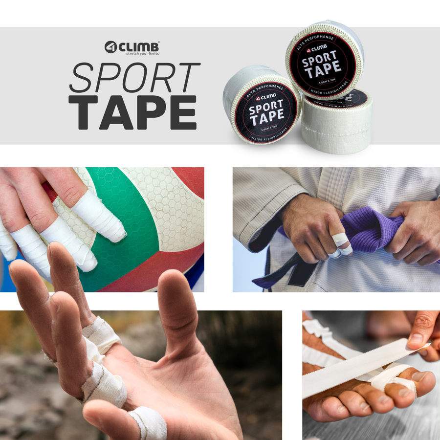 Kit 6 und. Esparadrapo Esportivo SPORT TAPE 4climb Vermelho