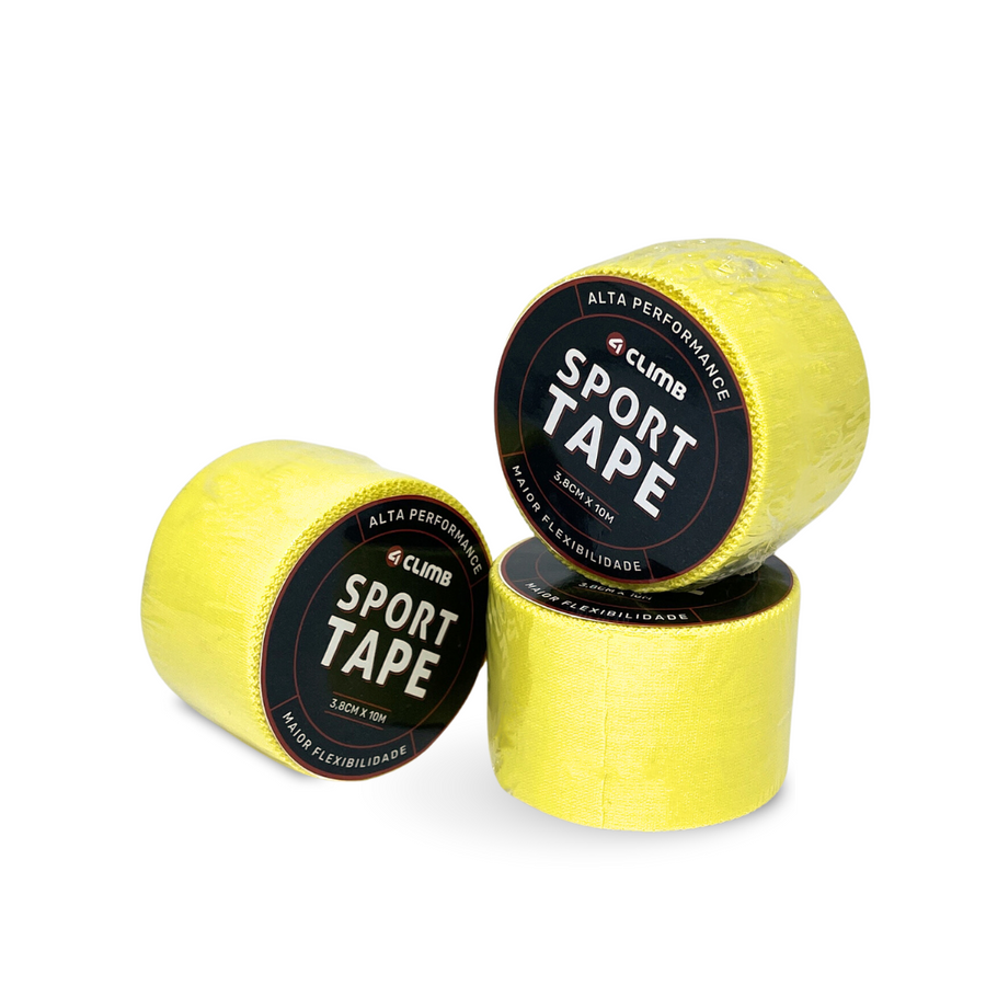 Kit 3 und. Esparadrapo Esportivo SPORT TAPE 4climb Amarelo