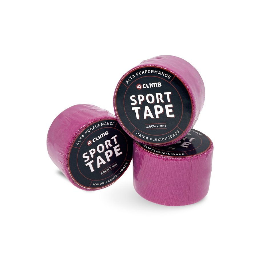 Kit 3 und. Esparadrapo Esportivo SPORT TAPE 4climb Rosa Escuro