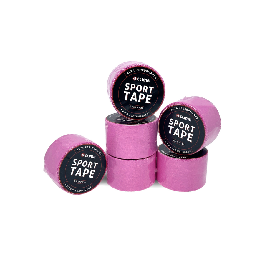 Kit 6 und. Esparadrapo Esportivo SPORT TAPE 4climb Rosa Claro