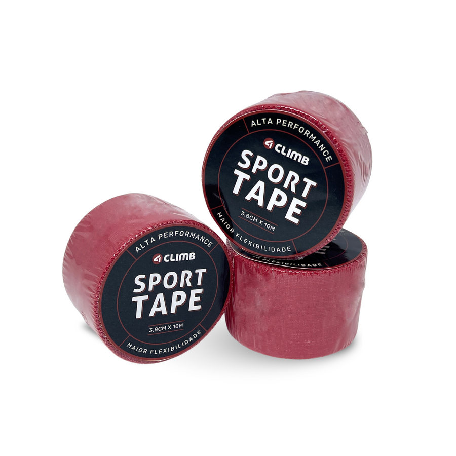 Kit 3 und. Esparadrapo Esportivo SPORT TAPE 4climb Vermelho